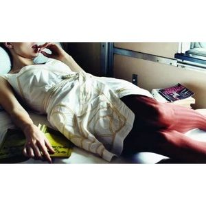 {Rare} Anthro Lithe Quiet Companion Wrap Dress